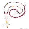 Chinese Carved Jade Carefree Pig Necklace
