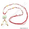 Adorable Carved Jade Pig Necklace