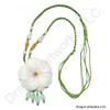 Love Enhancing White Jade Flower Necklace