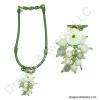Carved Jade Flower Beads Necklace of Affluence