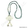 Carved Jade Knot Necklace of Ancient Style