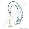Carved Jade Knot Necklace of Eternity