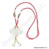 Forever Blessings Carved Jade Knot Necklace