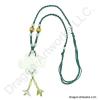 Elegant Chinese Carved Jade Knot Necklace