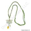 Artistic Design Carved Jade Necklace